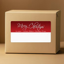 Search for christmas business labels Red