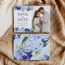 Search for hydrangea save the dates Blue