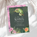 Search for chameleon birthday invitations Reptile