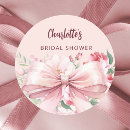 Search for roses bridal shower stickers Blush pink