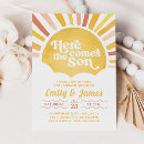 Search for you are my sunshine baby shower invitations Here comes the sun