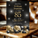 Search for surprise 85th birthday invitations Gold