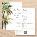 Search for sea side invitations Palm trees