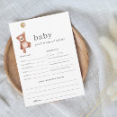 Search for beige baby shower invitations Teddy bear