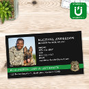Search for military business cards Police