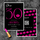 Search for lips invitations 30th