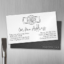 Search for change of address business cards We are moving