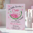 Search for watermelon birthday invitations Watercolor