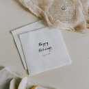 Search for happy new year paper napkins Black and white