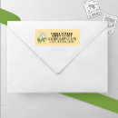 Search for magnolia flower return address labels Elegant