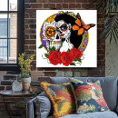 Search for sugar skull posters Red