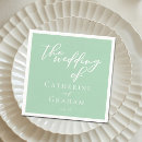 Search for mint green wedding napkins Elegant