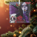 Search for day of the dead christmas tree decorations Roses