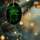 Search for green man christmas tree decorations Leaves