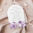 Search for purple rose cards invites Violet