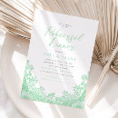 Search for green lace invitations Mint