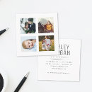 Search for four sided business cards Minimal