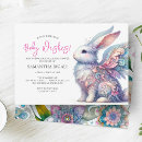 Search for spring bunny baby shower invitations Cute