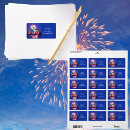 Search for 4th of july return address labels Festive