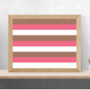 Search for pink stripes posters White
