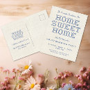 Search for housewarming party invitations postcards Typography