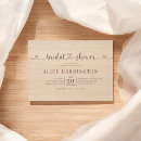 Search for fancy bridal shower invitations Calligraphy