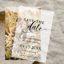 Search for vellum save the dates Black and white
