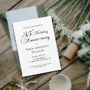 Search for coral wedding anniversary invitations Modern