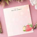 Search for strawberry notepads Fruit