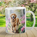 Search for golden retriever mugs Illustration