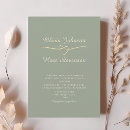 Search for sage and gold wedding invitations Elegant