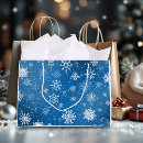 Search for blue sapphire gift bags Snowflakes