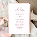 Search for salmon wedding invitations Watercolor