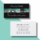 Search for natural stone business cards Therapist