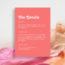Search for retro wedding enclosure cards Chic