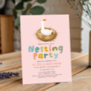 Search for nest baby shower invitations Pink