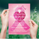 Search for breast cancer pink ribbon invitations For her