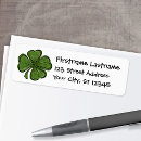 Search for funny st patricks day return address labels Shamrock