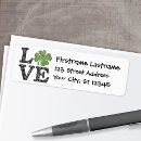 Search for funny st patricks day return address labels Shamrock