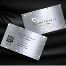 Search for butterfly design business cards Silver