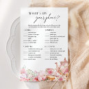 Search for whats on your phone games Baby shower activity