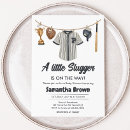 Search for little slugger baby shower invitations Clothesline