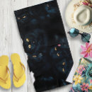 Search for cats beach towels Black