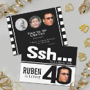 Search for men white invitations 40th