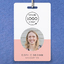 Search for pink id badges Business