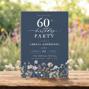 Search for blue 60th birthday invitations Sixty