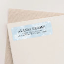 Search for blue snowflake return address labels Baby it's cold outside