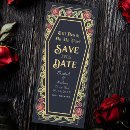 Search for spooky wedding save the dates Vampire
