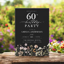 Search for rustic 60th birthday invitations Sixty