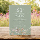 Search for green 60th birthday invitations Sixty